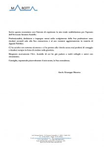 Recensione avvocato Ausiello Arch Marotta